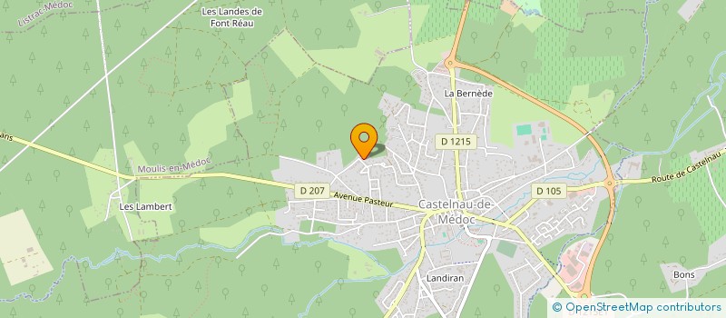 localisation de l'entreprise MONSIEUR JEROME DUHALDE  CASTELNAU-DE-MEDOC