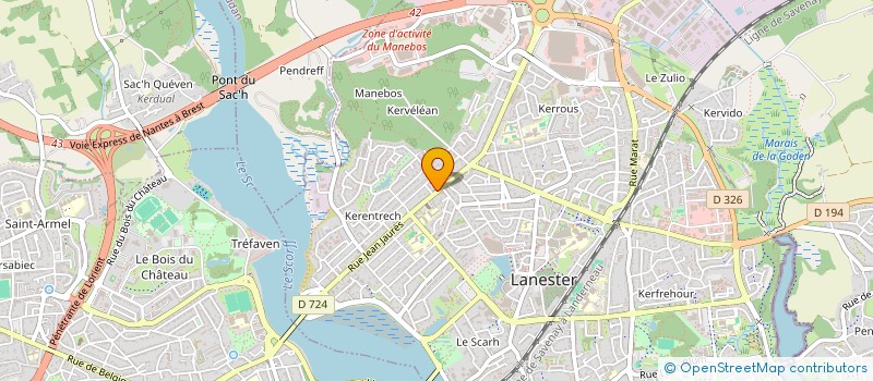 localisation de l'entreprise MONSIEUR JEROME DUIC  LANESTER