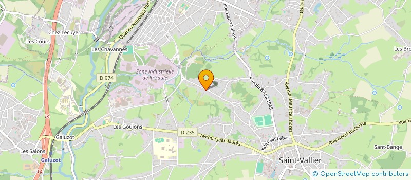 localisation de l'entreprise MONSIEUR JEROME DUMAY  SAINT-VALLIER