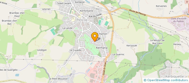 localisation de l'entreprise MONSIEUR JEROME DUMESNIL  PLESCOP