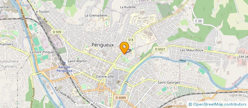 localisation de l'entreprise MONSIEUR JEROME DUPEYROUX à PERIGUEUX