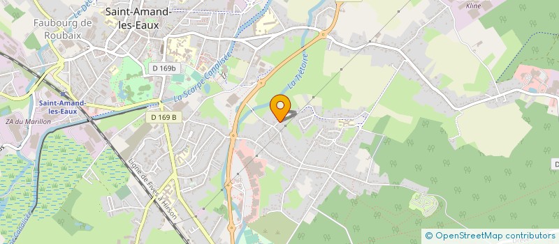 localisation de l'entreprise MONSIEUR JEROME DUPIN  SAINT-AMAND-LES-EAUX