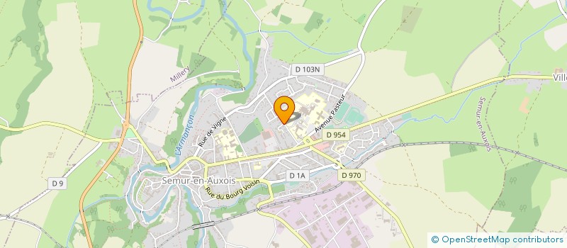 localisation de l'entreprise MONSIEUR JEROME DUPIN  SEMUR-EN-AUXOIS