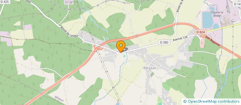 localisation de l'entreprise MONSIEUR JEROME DUPONT  BEGAAR