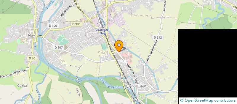 localisation de l'entreprise MONSIEUR JEROME DUPOUX  COARRAZE