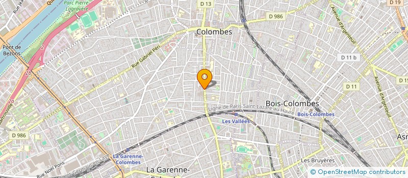 localisation de l'entreprise MONSIEUR JEROME DUPRE à COLOMBES
