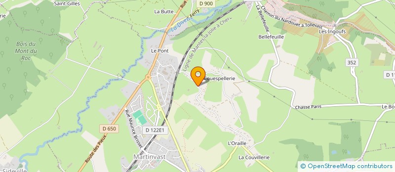 localisation de l'entreprise MONSIEUR JEROME DUPREY  BRICQUEBEC-EN-COTENTIN