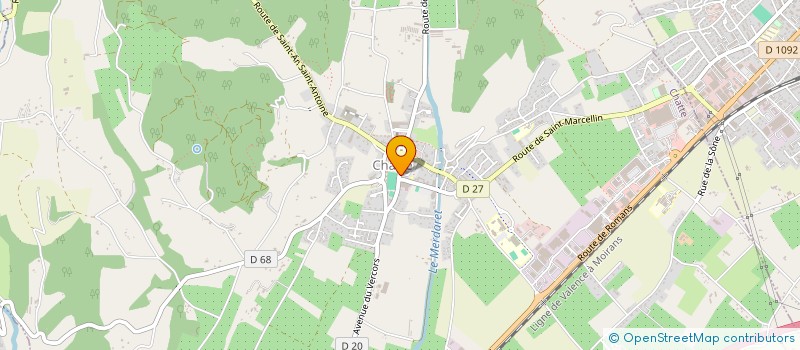 localisation de l'entreprise MONSIEUR JEROME DUPUIS  CHATTE