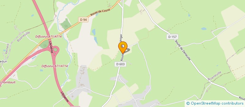 localisation de l'entreprise MONSIEUR JEROME DUPUY  BIZENEUILLE