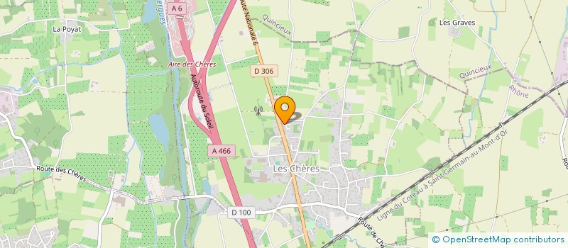 localisation de l'entreprise MONSIEUR JEROME DUPUY  LES CHERES