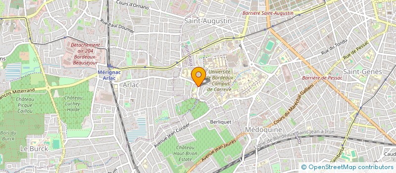 localisation de l'entreprise MONSIEUR JEROME DURAND  BORDEAUX