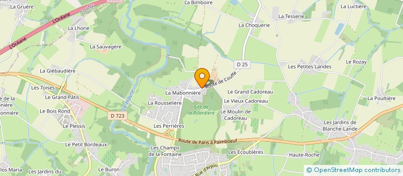 localisation de l'entreprise MONSIEUR JEROME DURAND  OUDON