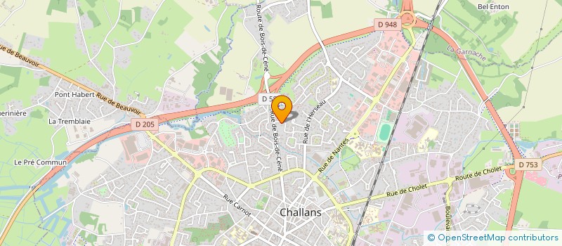 localisation de l'entreprise MONSIEUR JEROME DUREUIL à CHALLANS