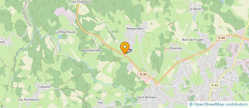 localisation de l'entreprise MONSIEUR JEROME DURIEU  SAINTE-SIGOLENE