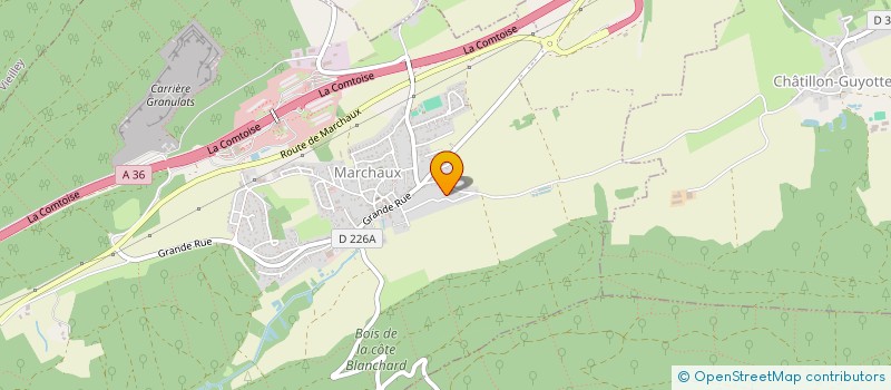 localisation de l'entreprise MONSIEUR JEROME DURILI  MARCHAUX-CHAUDEFONTAINE