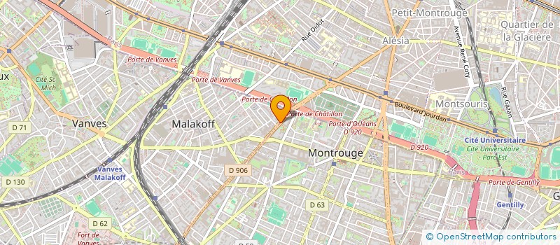 localisation de l'entreprise MONSIEUR JEROME DUROCHER à MALAKOFF