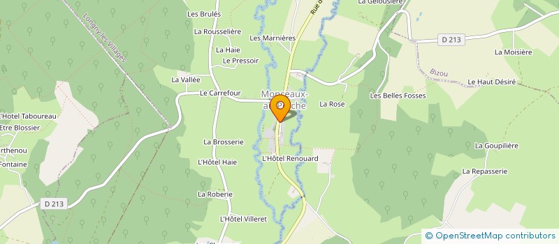 localisation de l'entreprise MONSIEUR JEROME DUTEIL à LONGNY LES VILLAGES