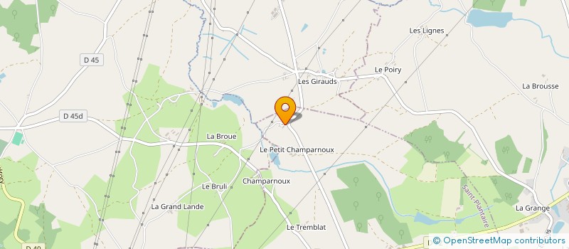 localisation de l'entreprise MONSIEUR JEROME DUTRAIT à CUZION