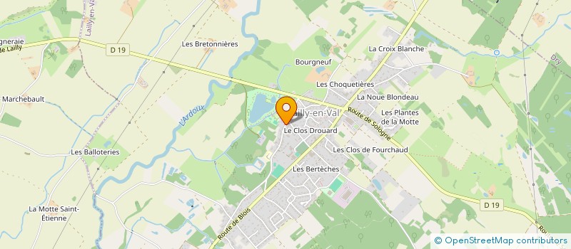 localisation de l'entreprise MONSIEUR JEROME DUVALEIX à LAILLY-EN-VAL