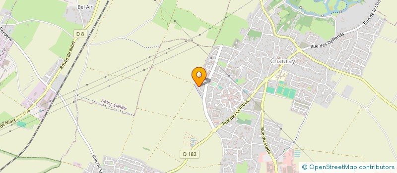 localisation de l'entreprise MONSIEUR JEROME EDELY  CHAURAY