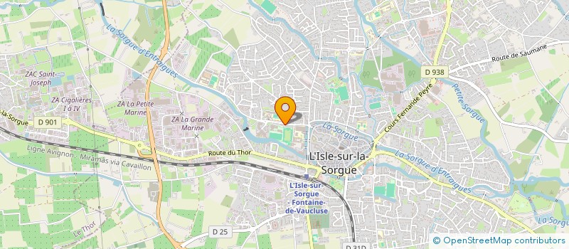 localisation de l'entreprise MONSIEUR JEROME EDME à L'ISLE-SUR-LA-SORGUE
