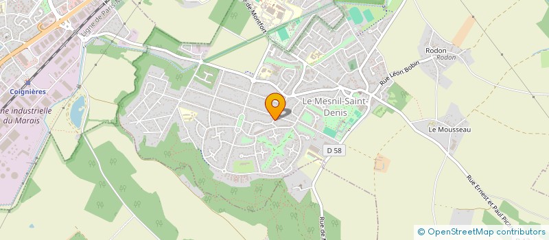 localisation de l'entreprise MONSIEUR JEROME EDMOND ARMAND DEMOLLIENS  LE MESNIL-SAINT-DENIS