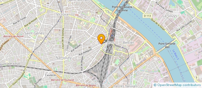 localisation de l'entreprise MONSIEUR JEROME ELEGOET  BORDEAUX