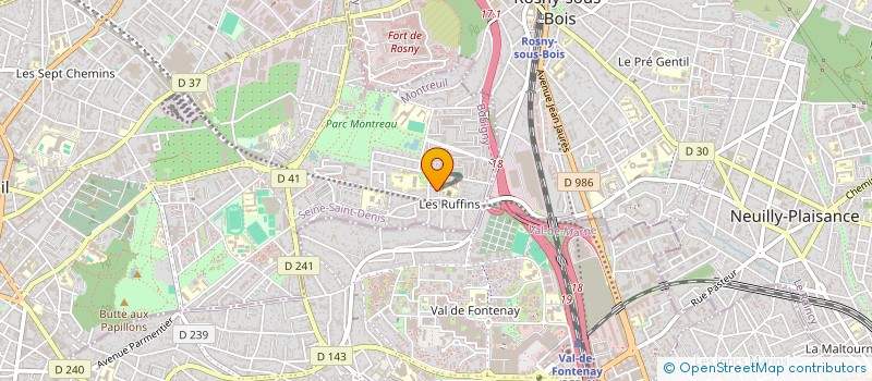 localisation de l'entreprise MONSIEUR JEROME EMPTOZ-LACOTE à MONTREUIL