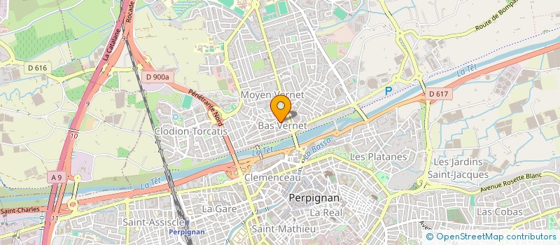 localisation de l'entreprise MONSIEUR JEROME ERLICH  PERPIGNAN