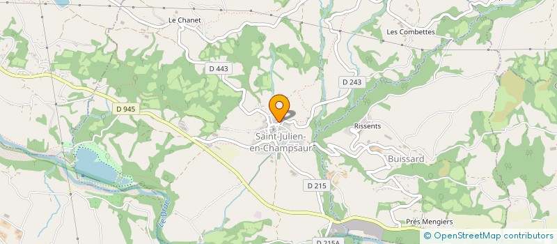 localisation de l'entreprise MONSIEUR JEROME ESCALLIER  SAINT-JULIEN-EN-CHAMPSAUR