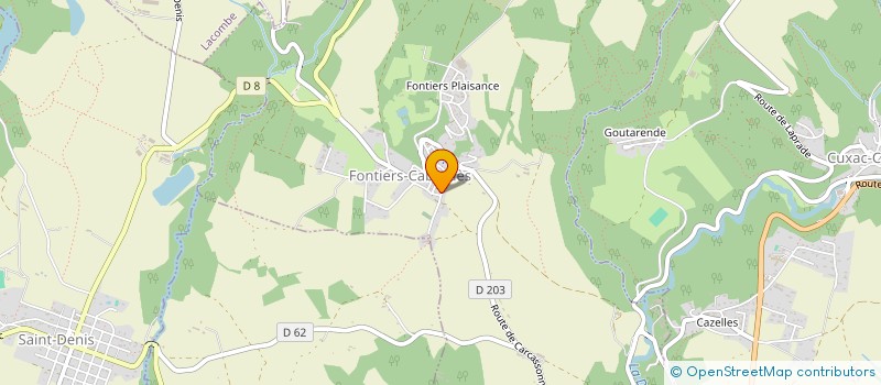 localisation de l'entreprise MONSIEUR JEROME ESCOURROU à FONTIERS-CABARDES