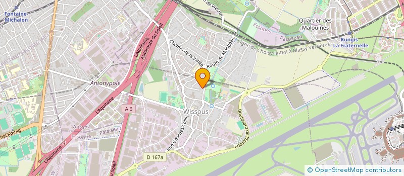 localisation de l'entreprise MONSIEUR JEROME ESTRADE  WISSOUS