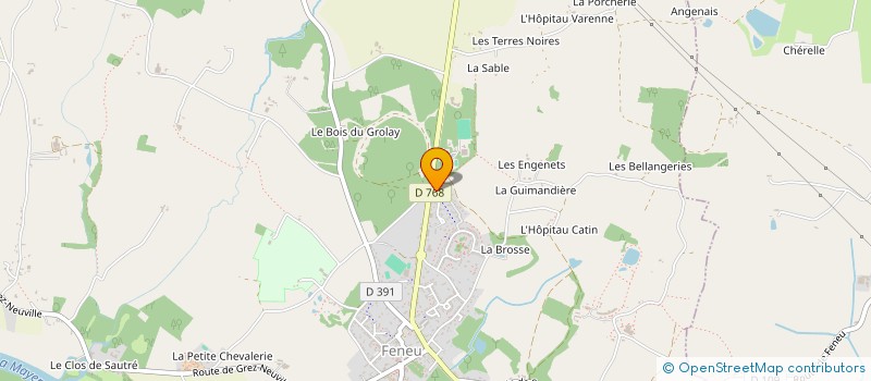 localisation de l'entreprise MONSIEUR JEROME ETIENNE  FENEU