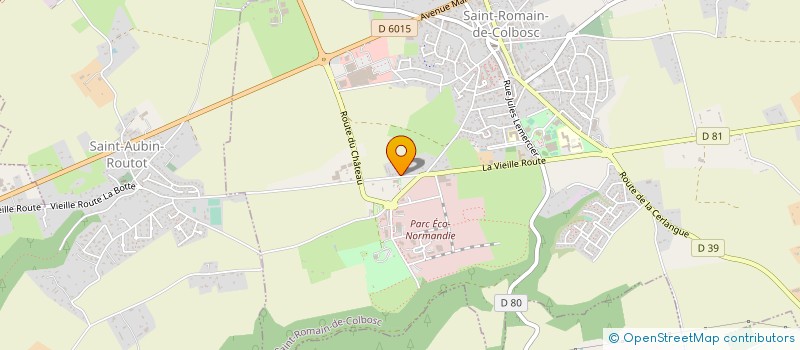 localisation de l'entreprise MONSIEUR JEROME EUDIER  SAINT-ROMAIN-DE-COLBOSC