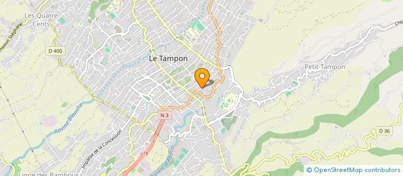 localisation de l'entreprise MONSIEUR JEROME EUGENE  LE TAMPON