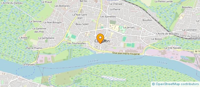 localisation de l'entreprise MONSIEUR JEROME EVAIN à COUERON
