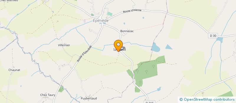 localisation de l'entreprise MONSIEUR JEROME EVRARD  EPENEDE