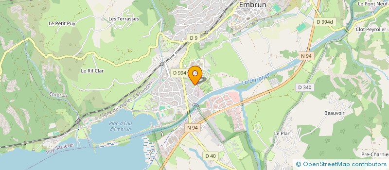 localisation de l'entreprise MONSIEUR JEROME EYME  EMBRUN