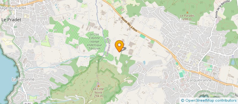 localisation de l'entreprise MONSIEUR JEROME FABRE  CARQUEIRANNE