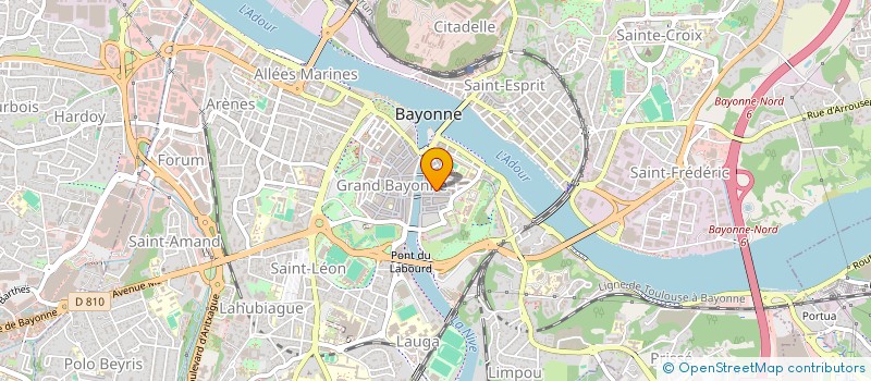 localisation de l'entreprise MONSIEUR JEROME FABRES à BAYONNE