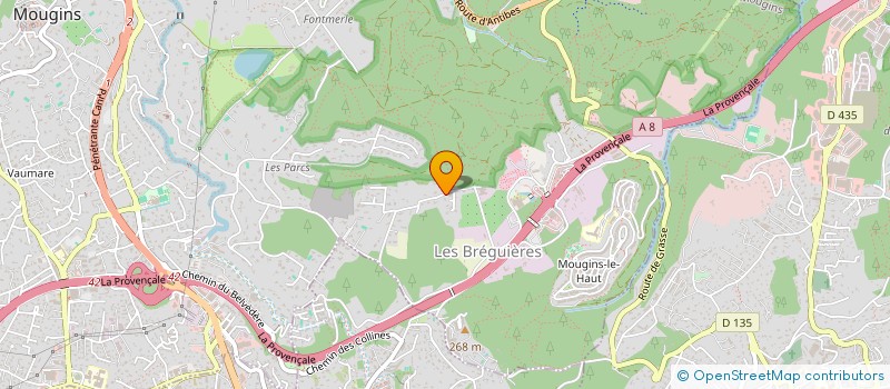 localisation de l'entreprise MONSIEUR JEROME FAISSAT  MOUGINS