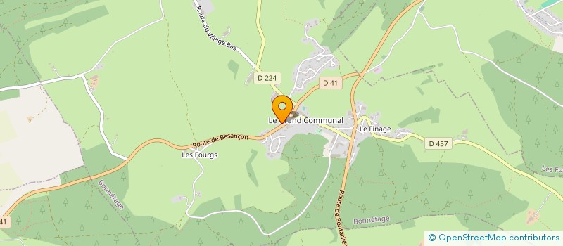 localisation de l'entreprise MONSIEUR JEROME FAIVRE  BONNETAGE