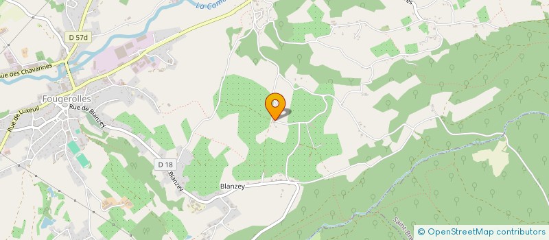 localisation de l'entreprise MONSIEUR JEROME FAIVRE  FOUGEROLLES-SAINT-VALBERT