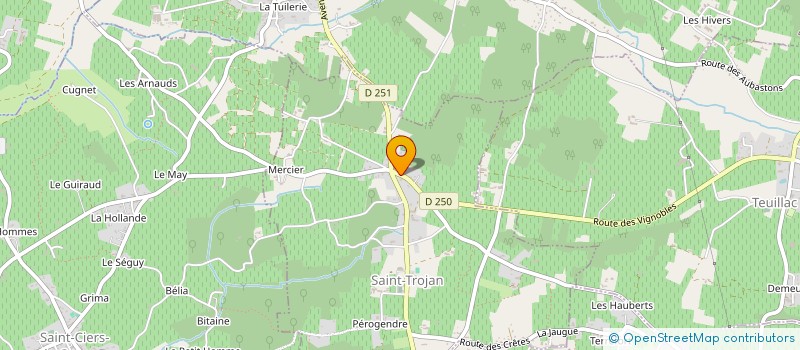 localisation de l'entreprise MONSIEUR JEROME FALCOZ  SAINT-TROJAN