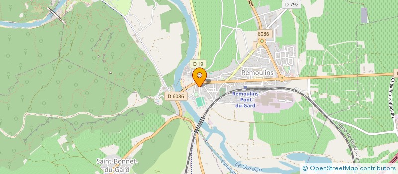 localisation de l'entreprise MONSIEUR JEROME FALGUIERES  REMOULINS