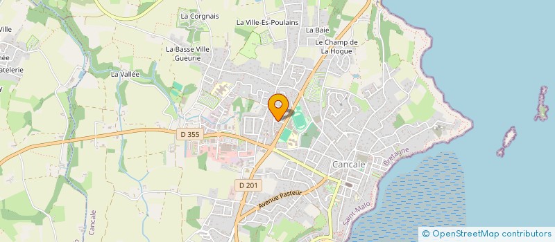 localisation de l'entreprise MONSIEUR JEROME FALIGOT  CANCALE