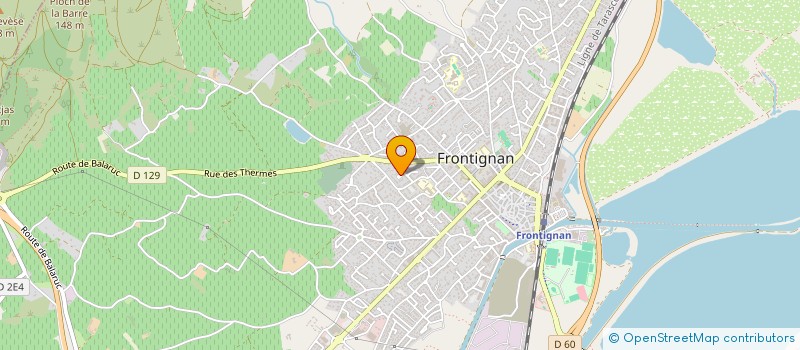 localisation de l'entreprise MONSIEUR JEROME FARRIEUX à FRONTIGNAN