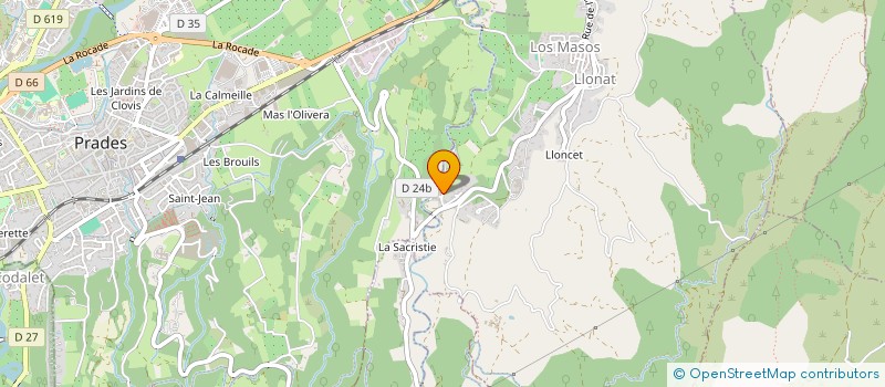 localisation de l'entreprise MONSIEUR JEROME FAURE  LOS MASOS