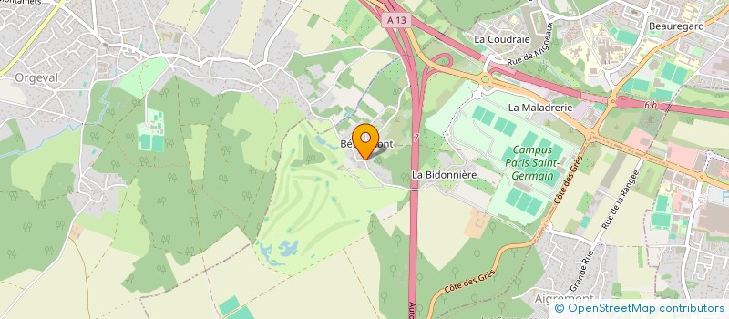 localisation de l'entreprise MONSIEUR JEROME FAURE  POISSY