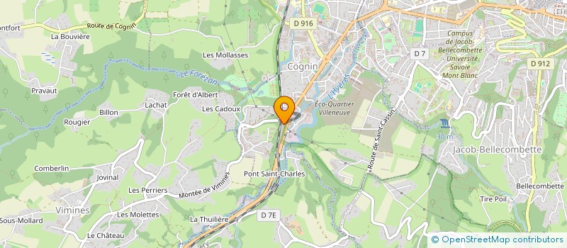 localisation de l'entreprise MONSIEUR JEROME FAVARIO  COGNIN